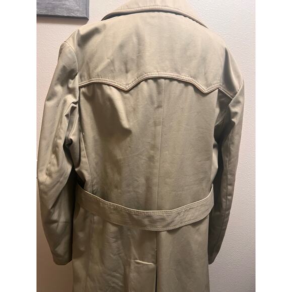 Baracuta Classic Long Trench Coat Size L - Picture 6 of 13